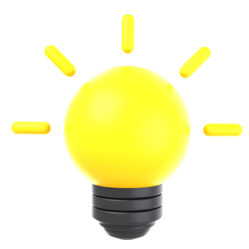 Innovation and Business 3D icon concept. 3d illustration of Creative Idea png