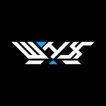 WHX letter logo design, WHX simple and modern logo. WHX luxurious alphabet design vector