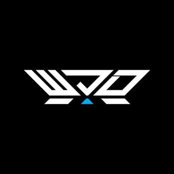 WJD letter logo design, WJD simple and modern logo. WJD luxurious alphabet design vector