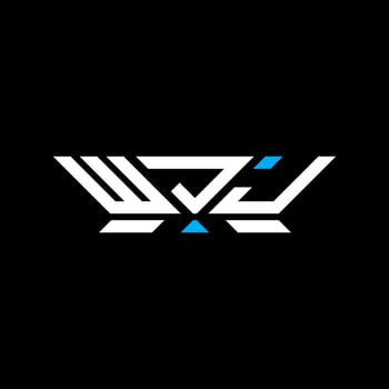 WJJ letter logo design, WJJ simple and modern logo. WJJ luxurious alphabet design vector