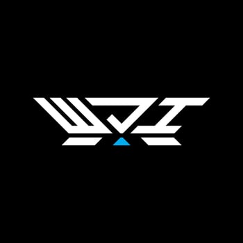WJI letter logo design, WJI simple and modern logo. WJI luxurious alphabet design vector