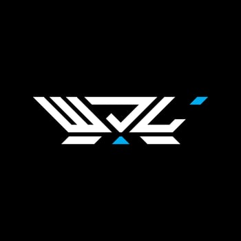 WJL letter logo design, WJL simple and modern logo. WJL luxurious alphabet design vector