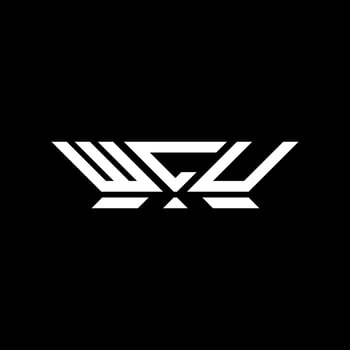 WLU letter logo design, WLU simple and modern logo. WLU luxurious alphabet design vector