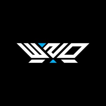 WNO letter logo design, WNO simple and modern logo. WNO luxurious alphabet design vector