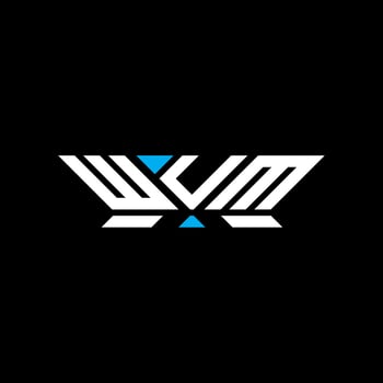 WUM letter logo design, WUM simple and modern logo. WUM luxurious alphabet design vector