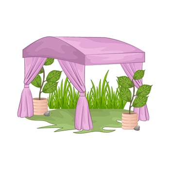 Illustration of canopy vector
