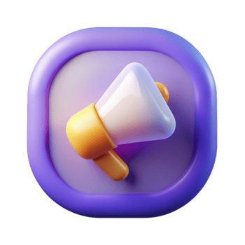 3D advertising icon 3D advertising symbol 3D advertising photo png