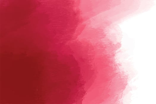 Abstract red brush stroke watercolor texture background vector