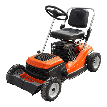 Lawn mower isolated on transparent background png