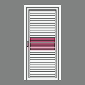 The Illustration of Door Building vector