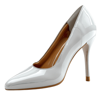 women white shoe isolated on transparent background png