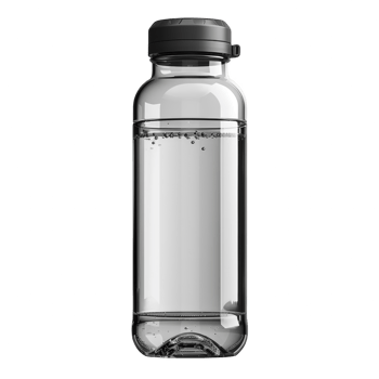 plastic bottle of water on transparent background png
