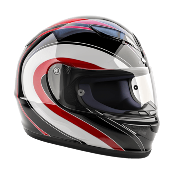 Motorcycle Helmet on Transparent Background png