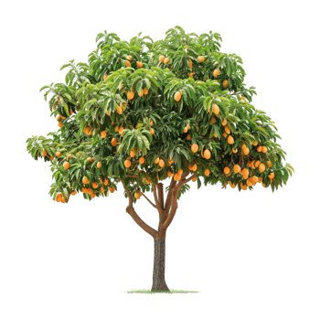 Mango Tree on Transparent Background png