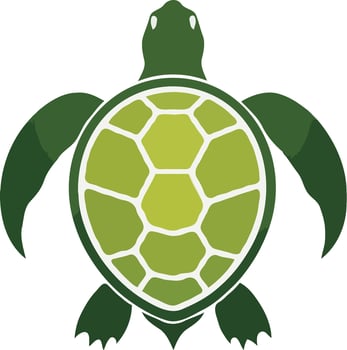 Marine Elegance, Sea Turtle Art vector
