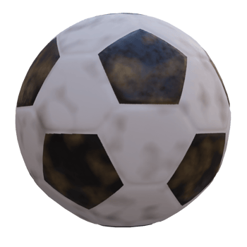3d render new soccer ball with transparent background png