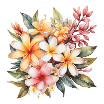 Watercolor Flower Bouquet png