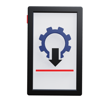 3 D illustration of smartphone repair icon png