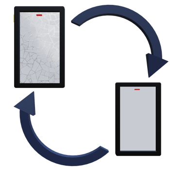 3 D illustration of repairing smartphone icon png
