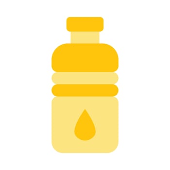 Oil Bottle Flat Icon Design vector
