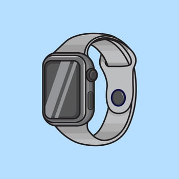 illustration Watch. design Watch. Watch Fashion Cartoon design illustration and icon for website, digital and print vector