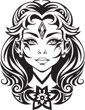 Queen Illustration Design vector