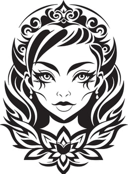 Queen illustration Design vector