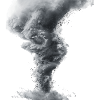 Tornado on Transparent Background png