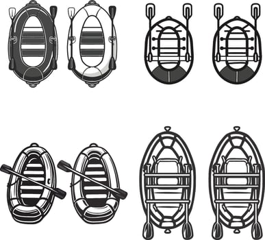 Hand drawn set of beetles outline doodle icon. Insects sketch illustration isolated on white background for coloring book. vector