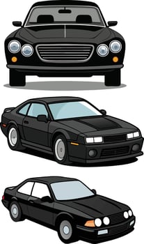 Cars clip art vector