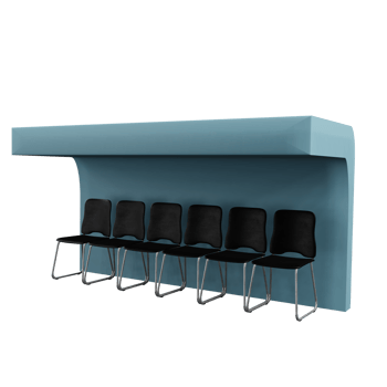 3 D illustration of football coach and staff seating icon png