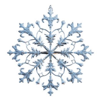 Winter Snowflakes on Transparent Background png