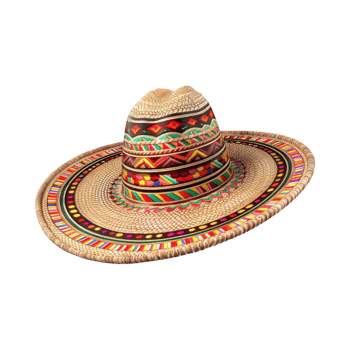 Mexican Hat on Transparent Background png
