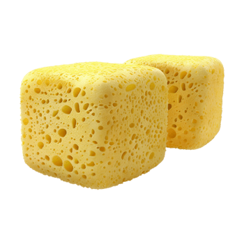 Dish Washing Sponge on Transparent Background png