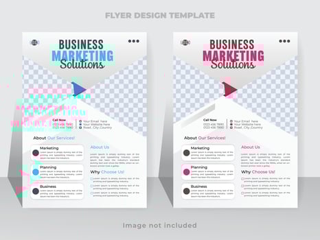 Corporate Business Flyer Design Template vector