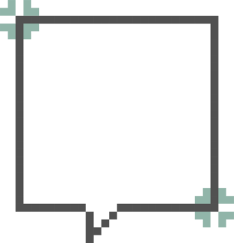8bit retro game pixel speech bubble balloon icon sticker memo keyword planner text box banner png
