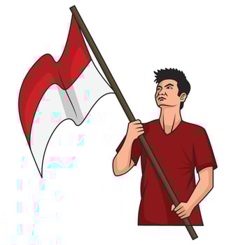 Indonesian Independence Day Illustration vector