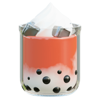 Red Velvet 3d illustration png