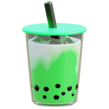 Thai Tea 3d illustration png