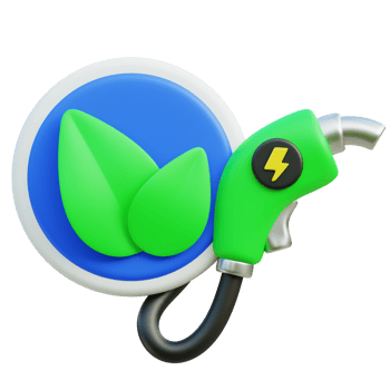 Eco Fuel 3d illustration png