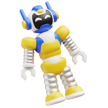 Robot 3d illustration png