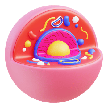 Cell 3d illustration png