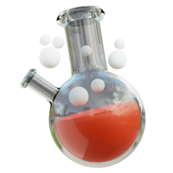 Straus Flask 3d illustration png