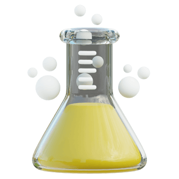 Conical Flask 3d illustration png