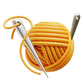 Needle 3d illustration png