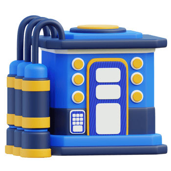 Time Machine 3d illustration png
