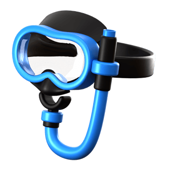 swim 3d illustration png