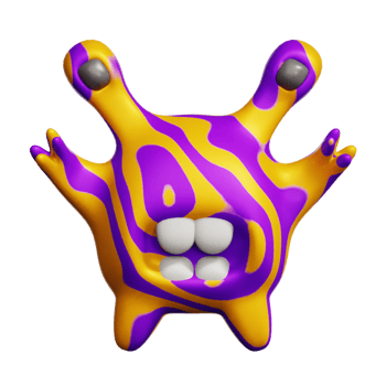 Alien 3d illustration png