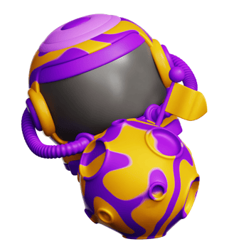 Flag on Planet 3d illustration png