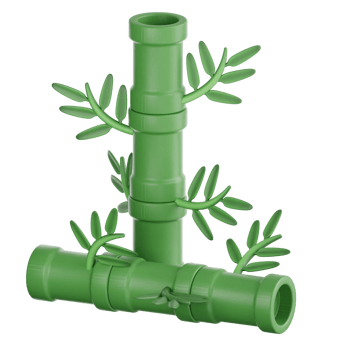 Bamboo Tree 3d illustration png